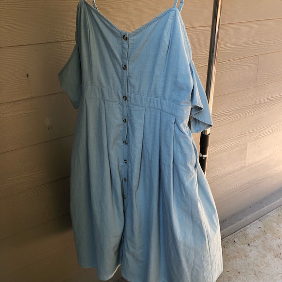 NEVER WORN Lulu’s Dress (Blue… not white as shown) - Picture 2 of 10